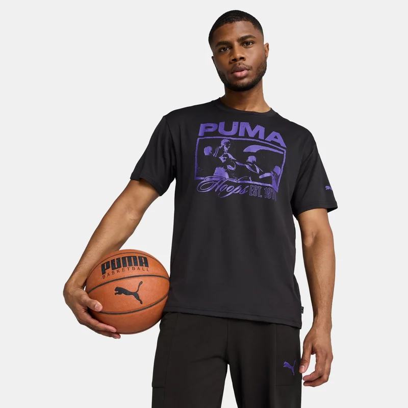 بوما تيشيرت كرة السلة ريفال رايج للرجال